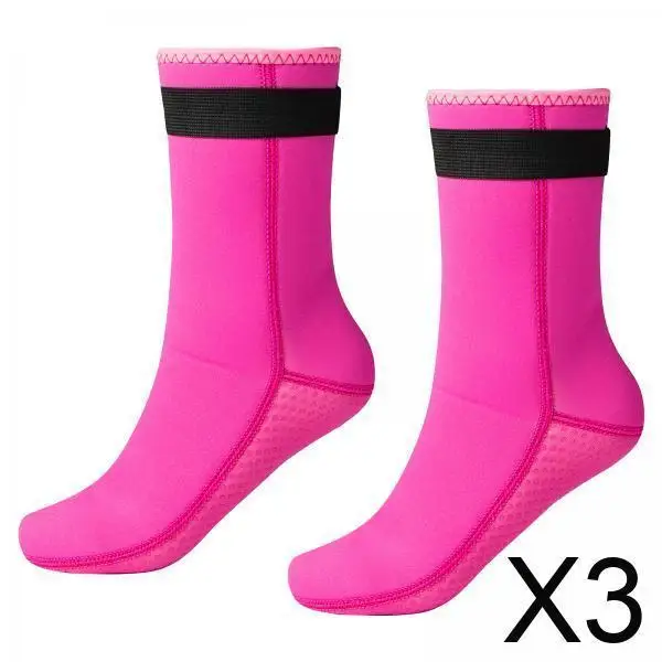 

Нейлоновые носки для дайвинга 3x3 мм, пляжные ботинки-носки, теплые водонепроницаемые носки для плавания для мужчин и женщин, носки для серфинга для активного отдыха на природе