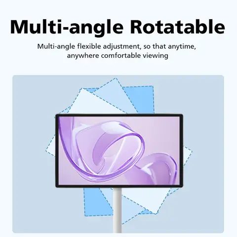 32-Inch Android Waterproof Smart Portable Digital TV Monitor Touch Screen Display with Animation for Home or Outdoor Use