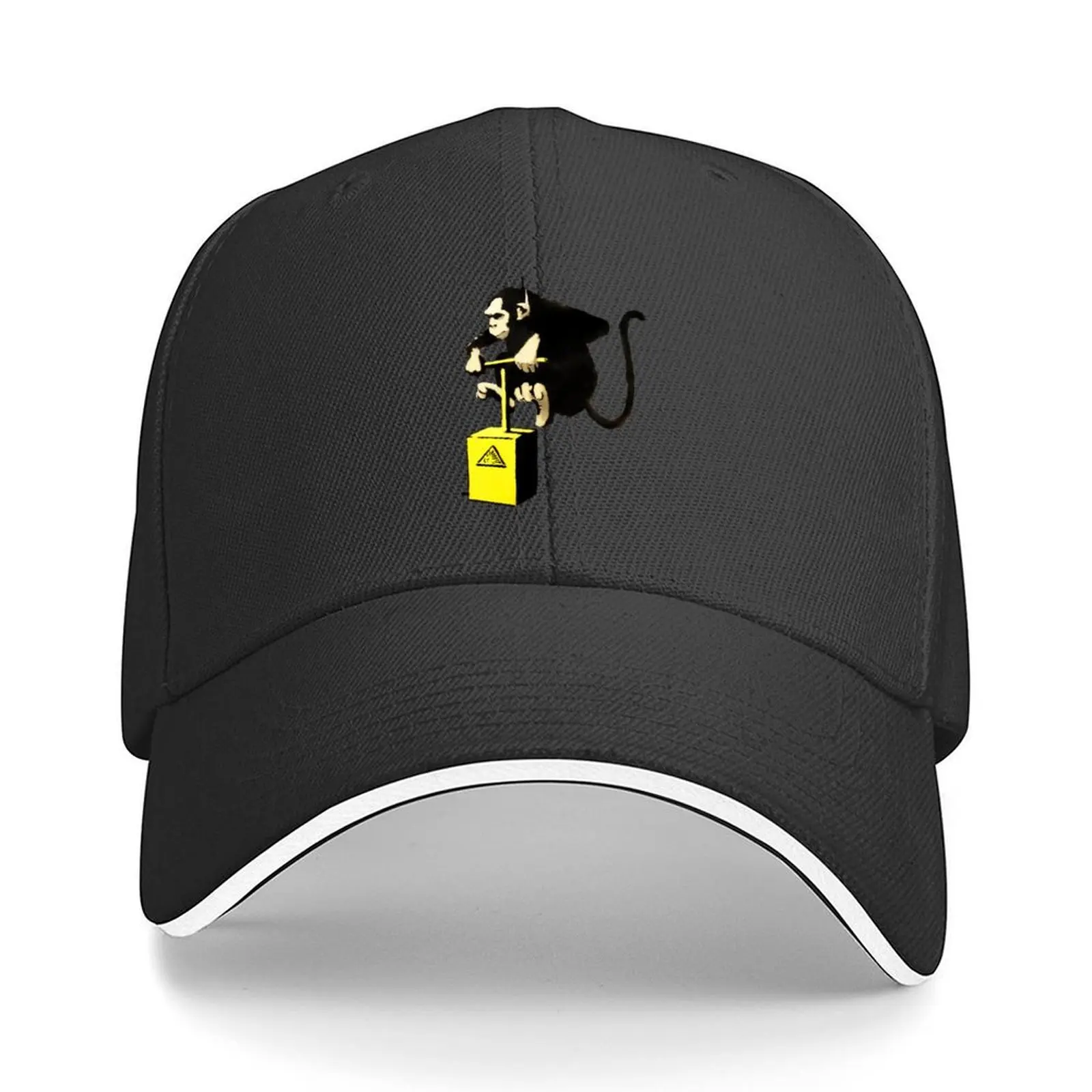

Monkey Detonator - Animals Strike Back - Banksy Baseball Cap Fashion Beach Hat Beach derby hat Girl Men's