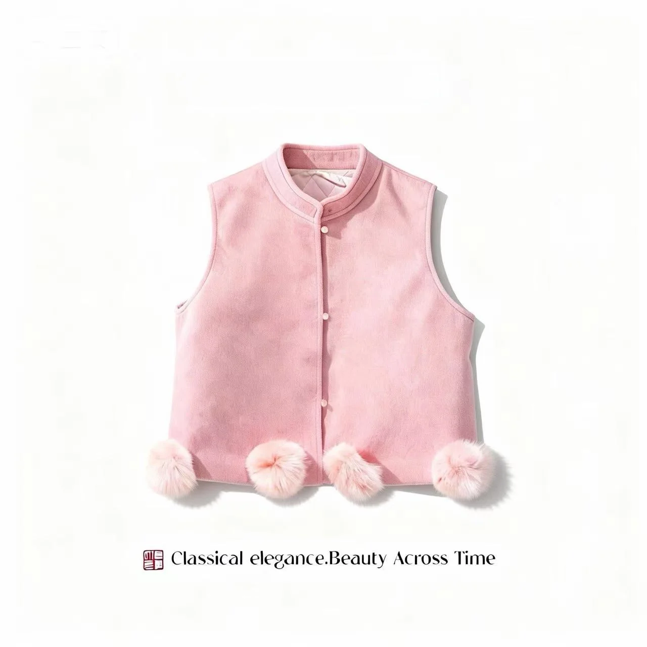 

Утепленный флисовый жилет для женщин на осень-зиму, в китайском стиле, с вышивкой, для повседневной носки, утолщенный, с воротником-стойкой