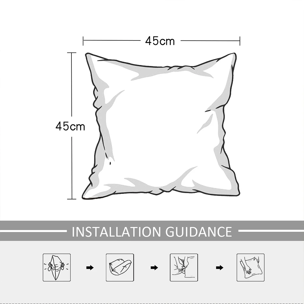 자카드 쿠션 커버, 사각형 던지기 베개, 소파 거실 홈 장식, 단색 베갯잇 장식, 45cm x 45cm
