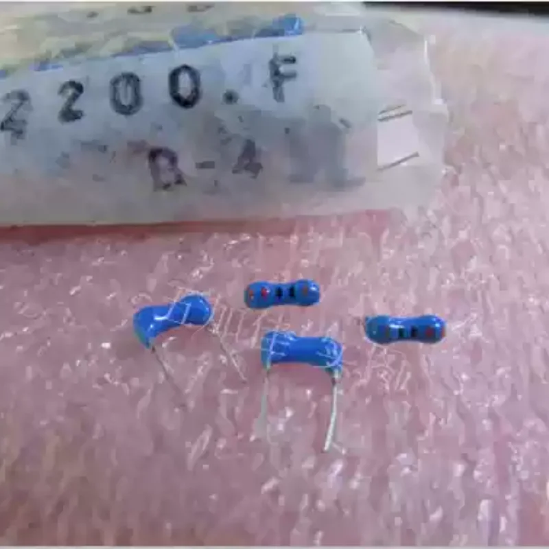 10-100pcs Japanese vertical color code resistor 2200F 220 Ω 220R 1% color code resistor