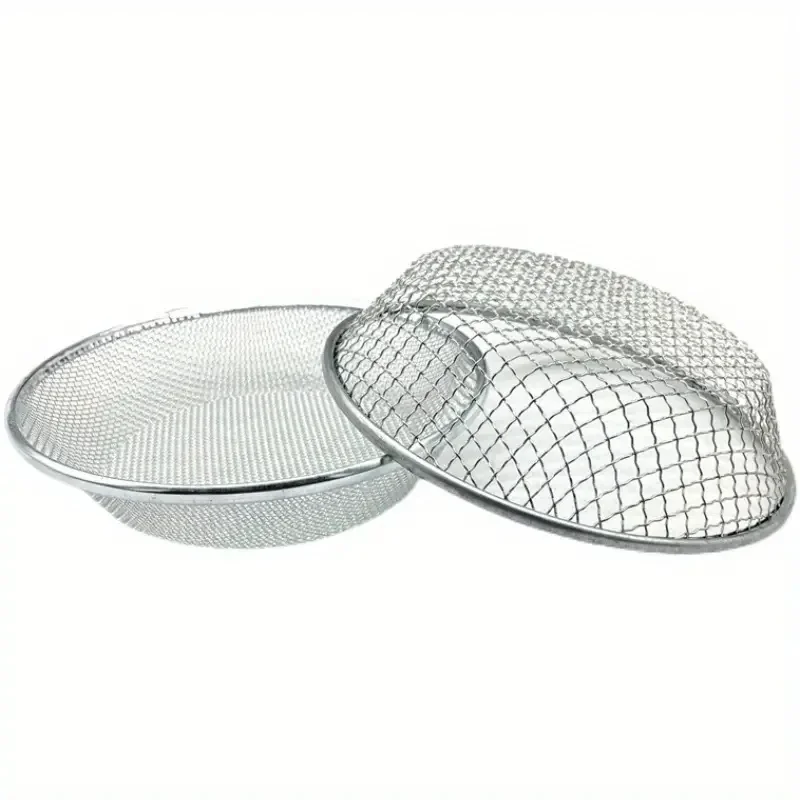1pc Gardening Soil Compost Sieve Diameter 13.78inch, Stainless Steel Mesh Reinforced Edge Design, Aesthetically Pleasing And Re