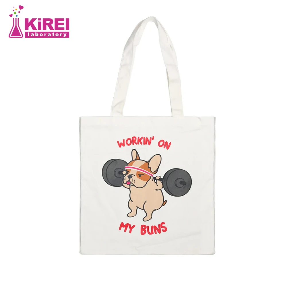 

Ladies casual all match canvas tote bag go out and travel portable large capacity cute cartoon shoulder bag