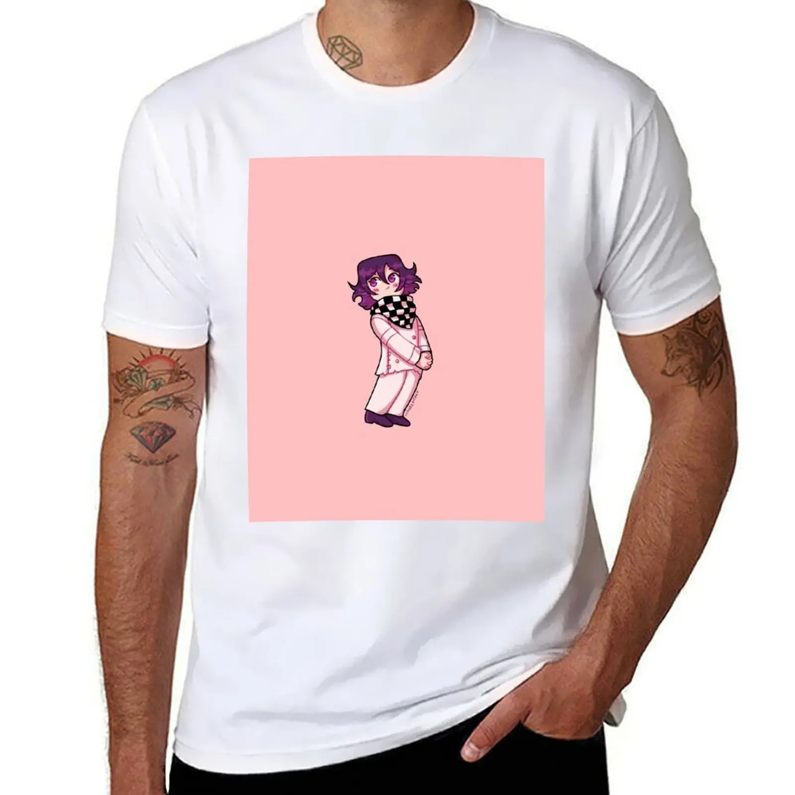 

kokichi ouma chibi T-Shirt Soft Stretch Short Sleeve Top