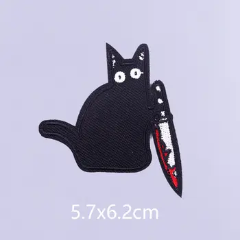 פאנק מצחיק תיקון ברזל על טלאים לבגדים טלאים תרמו-דבקיים על בגדי היפי רוק אופנוען רקמת תיקון תפירת תיקון 10 best sales לתפור על טלאי - №1