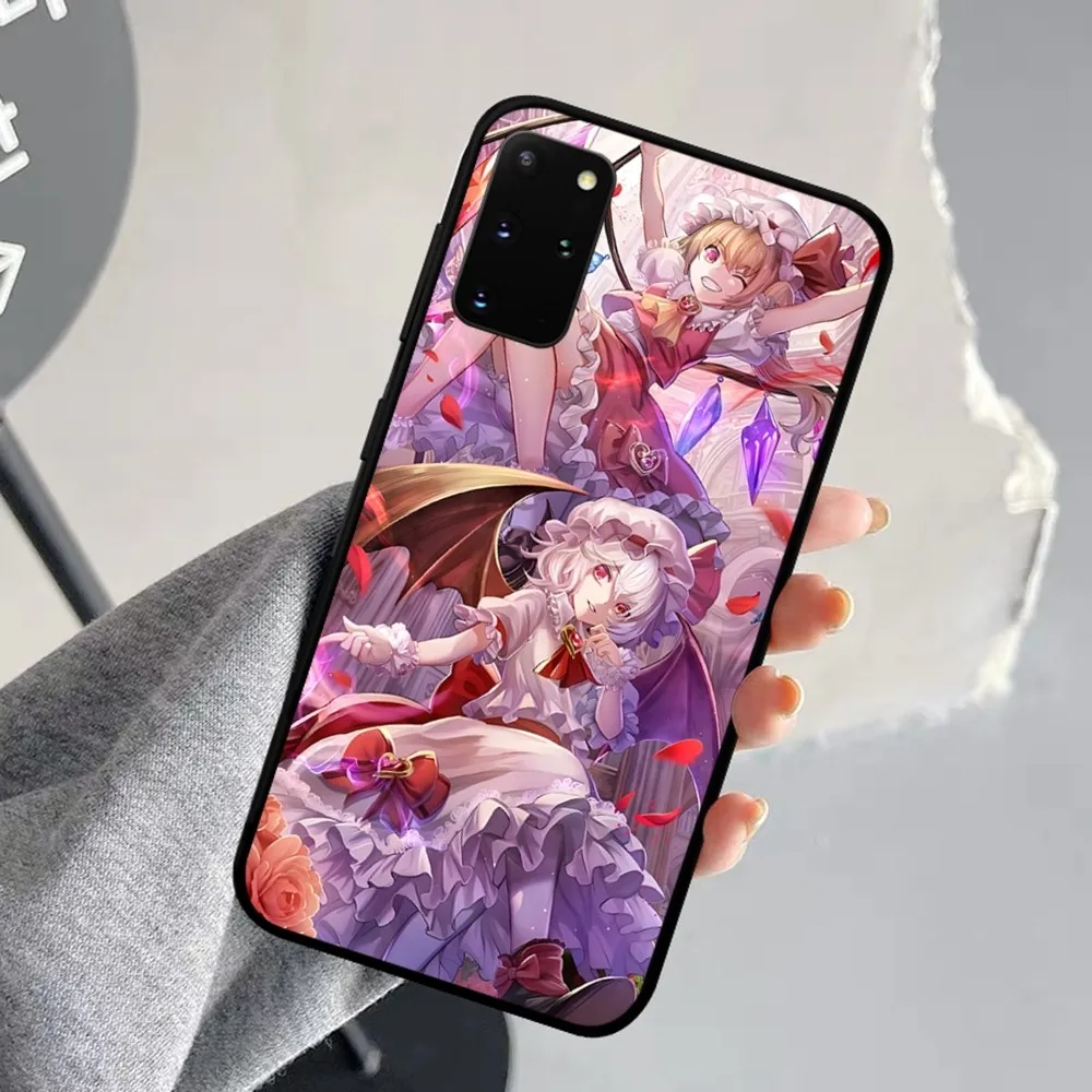 Anime Touhou Scarlet Eyes Phone Case For Samsung S 20 21 22 23 plus Ultra for Redmi Note 8 9 10 11 for Huawei Y 5 6 9