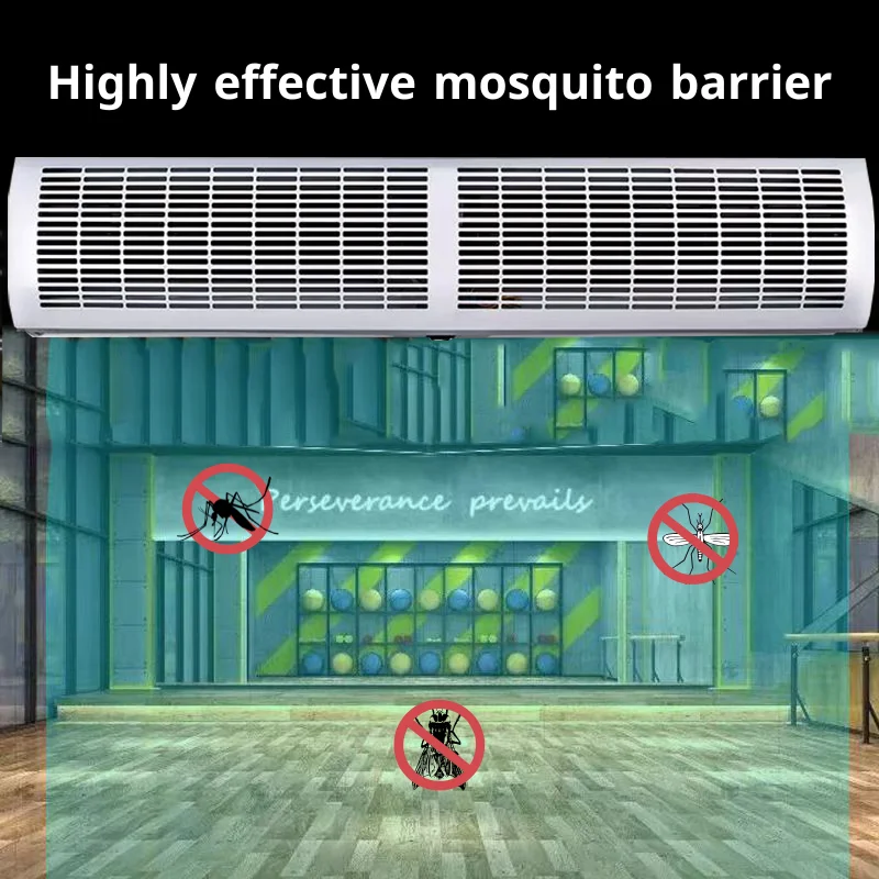 

Factory Wholesale 600mm Flexible Crossflow Air Curtains Energy Saving Gym Dining Hospital Hall Outdoor Applications