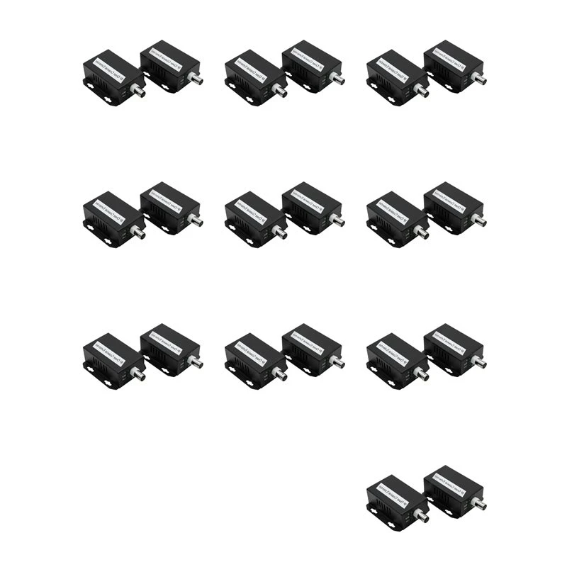 T24C 10X IP Network To Coaxial Extender Transfer From Net Cable Transmission To Coax Line 500M Ethernet Converter For CCTV