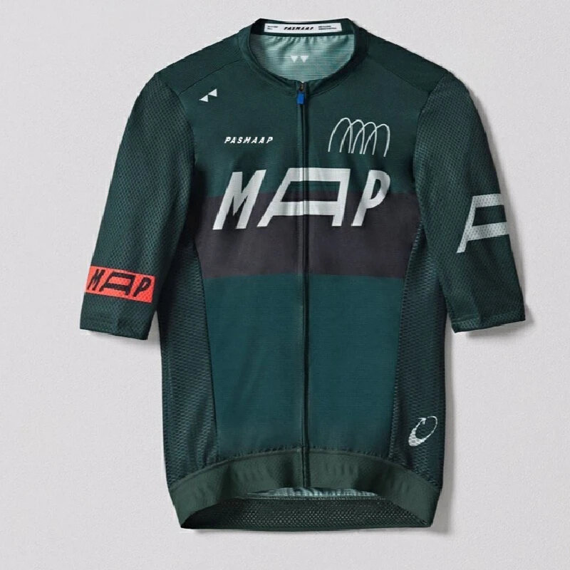 

New Short Pas Maap2024 Sleeved Cycling Clothes For Spring And Summer Road Cycling Men'S And Women'S Sunscreen Breathable Tops Qu