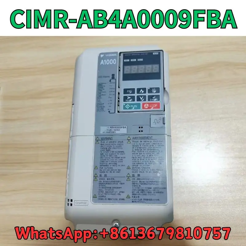 Used Frequency converter CIMR-AB4A0009FBA test OK Fast Shipping