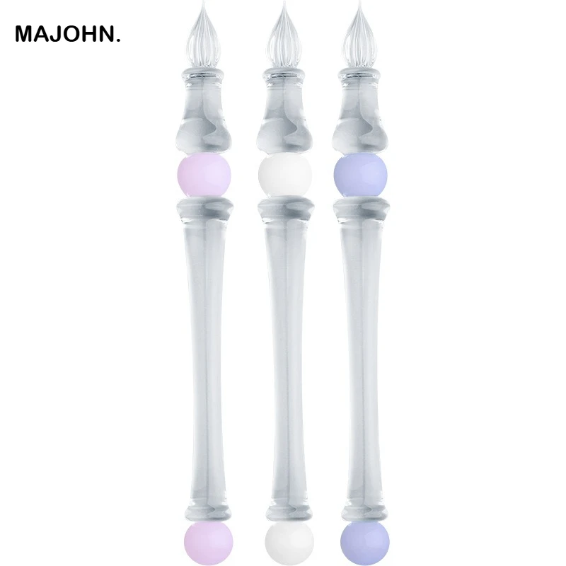 MAJOHN Lamp Shade Crystal Glass Dip Pen Hand Account Drawing Line DIY Creation Smooth Writing Stationery School Office Supplies view 5