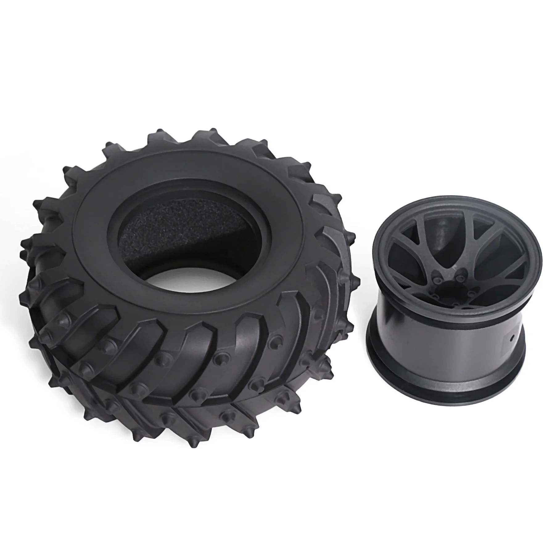 2.2 عجلات وإطارات Beadlock عرافة 12 مللي متر لـ RedCat Volcano Traxxas Rustler HPI HSP Tamiya Exceed Himoto 1/10 شاحنة كبيرة للطرق الوعرة