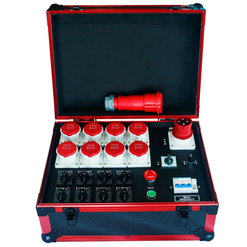 Stage electric hoist can be single-controlled and botnet synchronous lifting controller 8-way 6-way control box