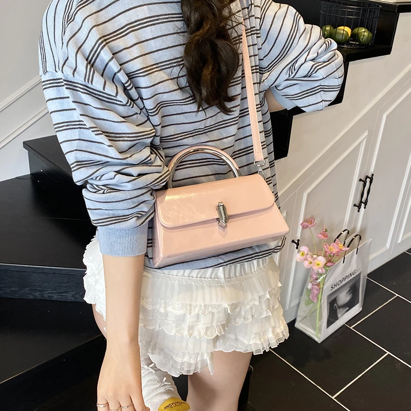 

Elegant Women's Handbag Leather Crossbody Messenger Bag Shoulder Strap Luxury Brand By Famous Designer