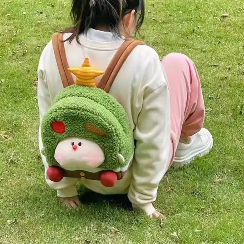 

Студенческая сумка с милым мультяшным деревом Plu Episode Lekki рюкзак для подростков, дорожная сумка на молнии для повседневного использования, школьная сумка со звездами Kawai