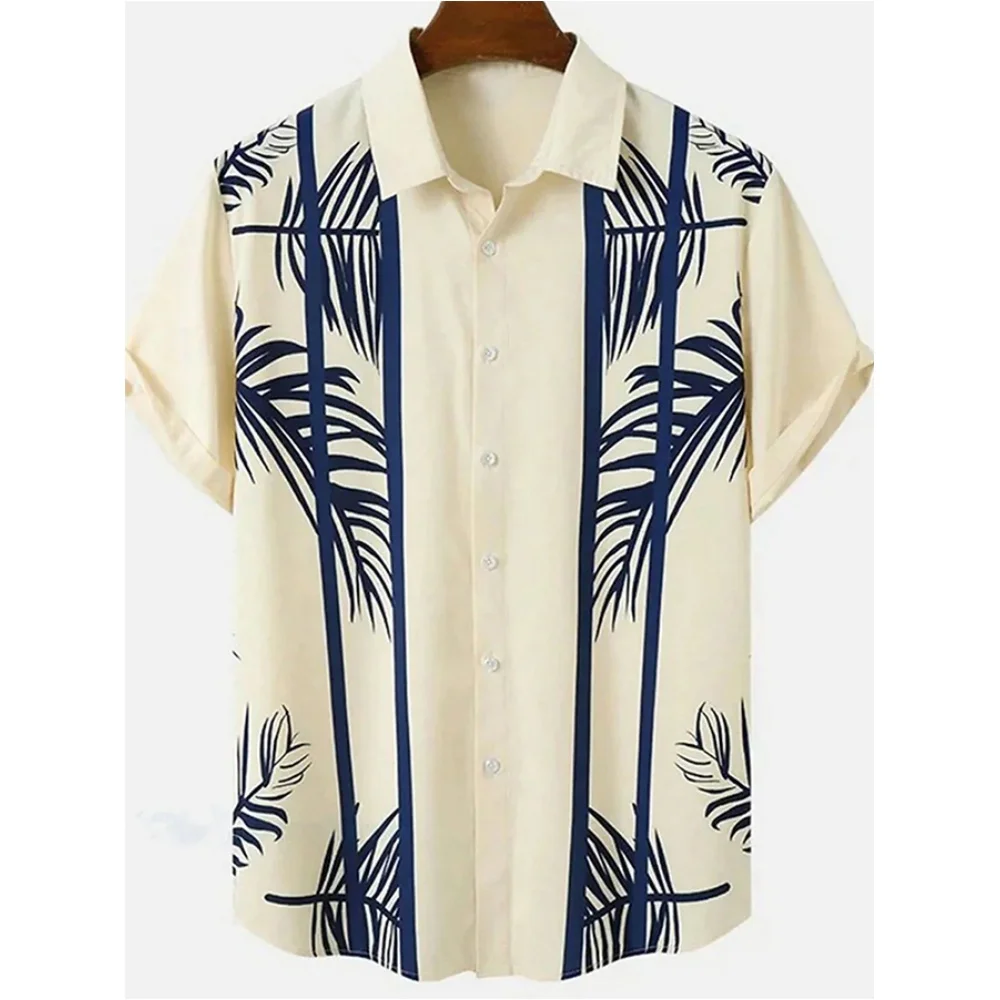 

Men's Shirt Summer Casual Fashion Short Sleeved Shirt For Men Loose Breathable Hawaiian Shirt Man Casual Men's Clothing Top