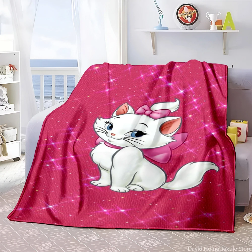 31 Style Cute Cat Marie Blanket Flannel Soft Warm Throw,Travel Blanket Sofa Kids Adult Children Nap Blankets For Girl Women Gift