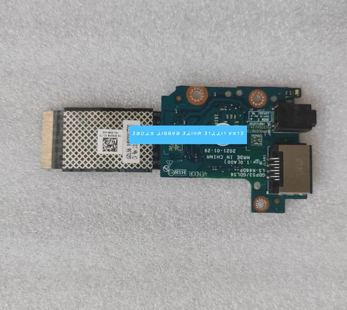 FOR DELL G15 5511 5510 USB Ethernet Board LS-K66DP 07C6KC