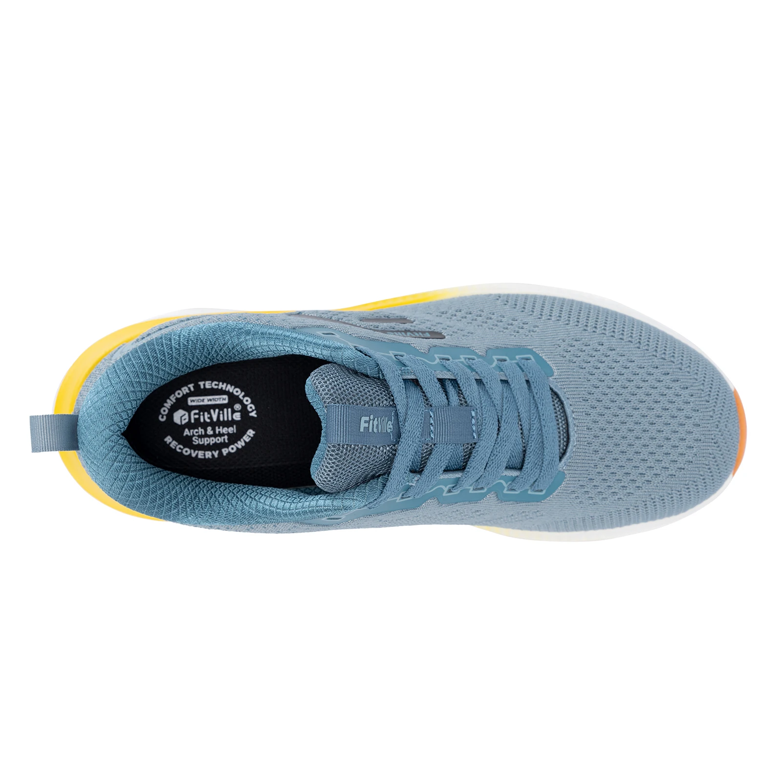 FitVille Men Wide Width Running Sneakers, Breathable Light Athletic Training Shoes, Comfort Wide Footwear for Swollen Feet, Diabetic Feet
