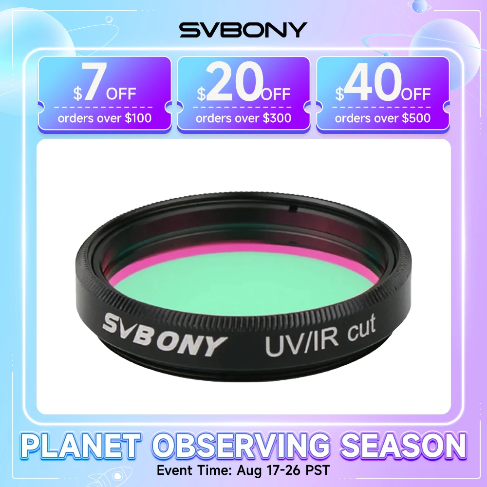 Kép: Svbony Látcső Átszűrődik UV Ir Réselés Átszűrődik 1.25/2 hüvelykes threads infra Bronzszínű Átszűrődik CCD camer számára eyepieces majd Csillagászati camer