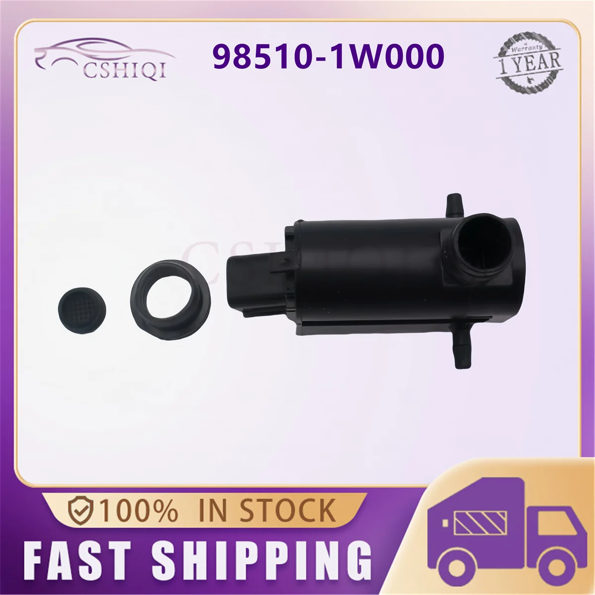 98510-1W000 Windshield Washer Pump Motor For Hyundai Santa Fe Elantra Accent Kia Rio Forte Spectra Soul Sorento 985101W000