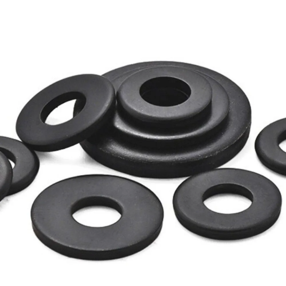 210/350/500pcs Black White Nylon Washers Multi-Size Corrosion-Resistant Gasket Ring Kit M2-M10 Insulation Seals Spacers