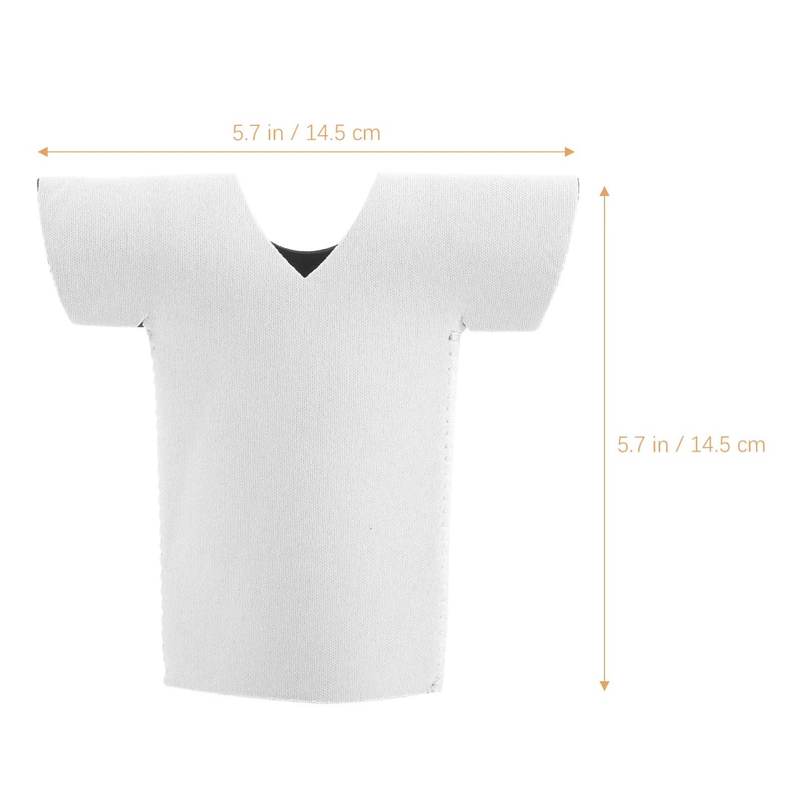 

4Pcs Blank Bottle Sleeve T-Shirt Style Insulated Cover Reusable Non-Slip Cloth Protector for Sports Bottles Grip