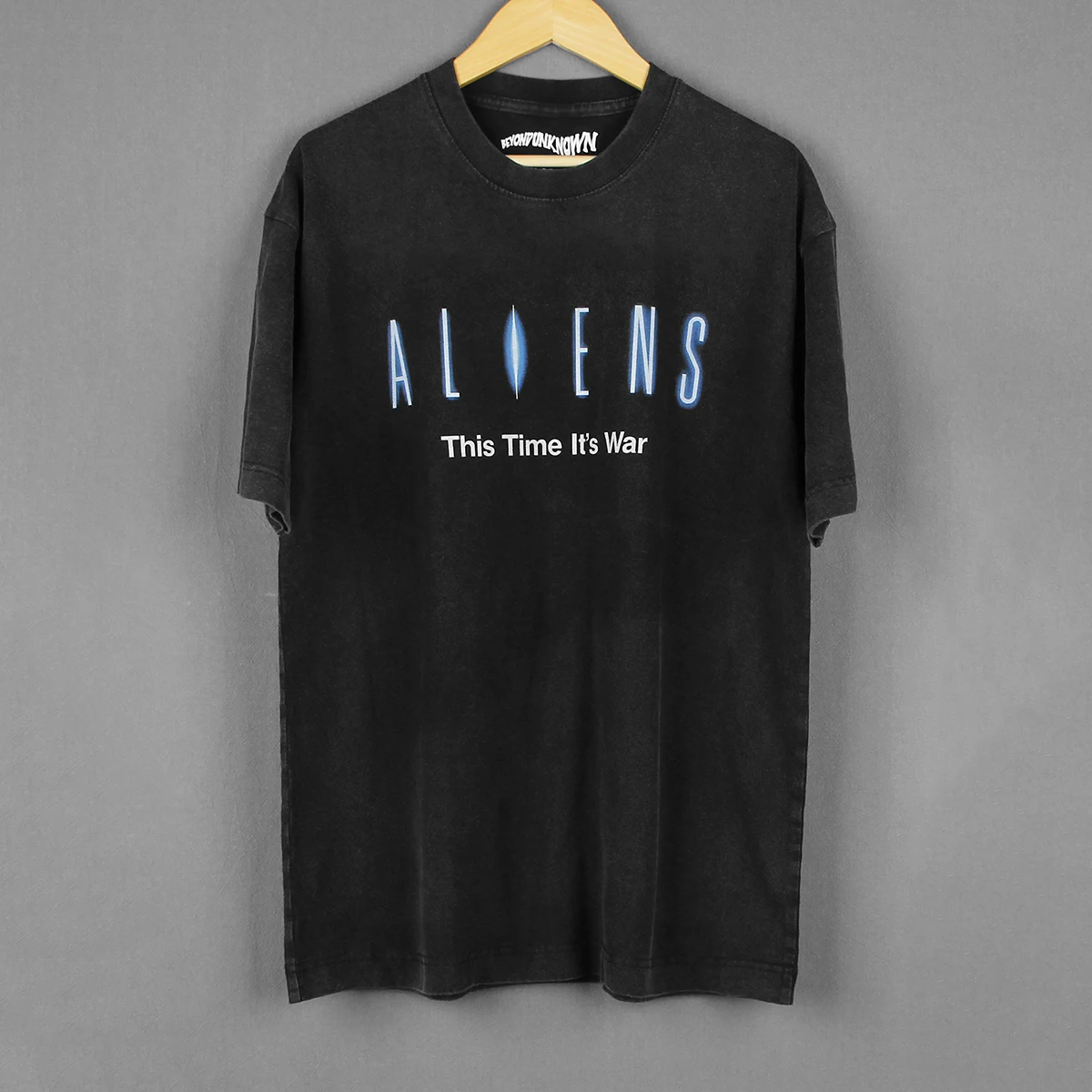 

Футболка с принтом «Космодети», классический логотип научно-фантастического фильма 80-х, мужская футболка с принтом «Монстр», унисекс, хлопковая летняя футболка