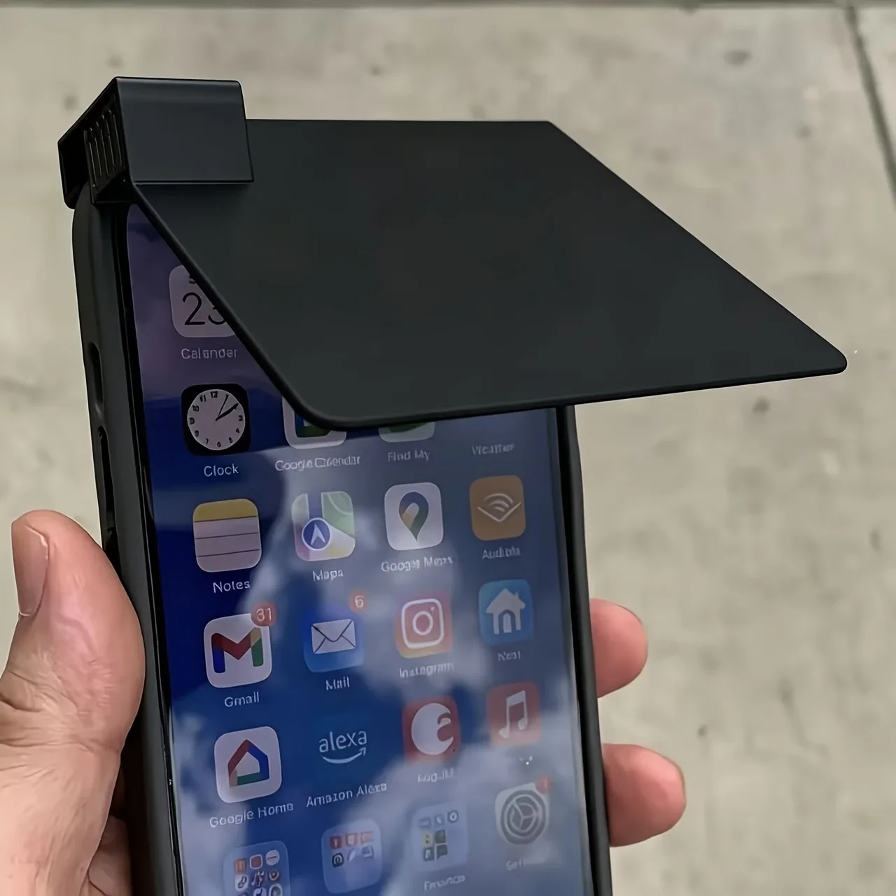 Mobile Phone Sunshade Enhances Screen Visibility in Strong Light. Reduce Sunlight Reflection, Mobile Phone Accessories