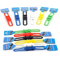 1/5/10pcs Cycling Light Holder Bicycle Handlebar Silicone Strap Band Phone Fixing Elastic Tie Rope Torch Flashlight Bandages