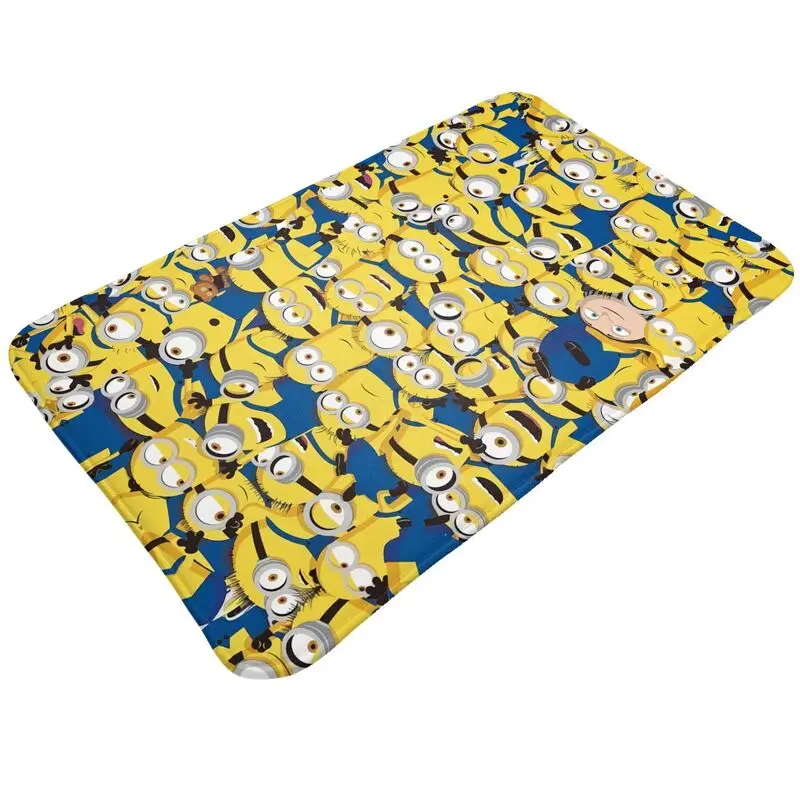 Custom Cartoon Animation Minions Front Floor Door Entrance Mat Indoor Kitchen Bathroom Doormat Toilet Carpet Rug