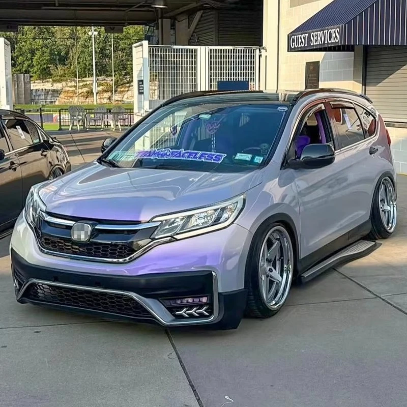 For Upgrading New Front Bumper Grille CRV Body Kit Bumper Spoiler Diffuser 6