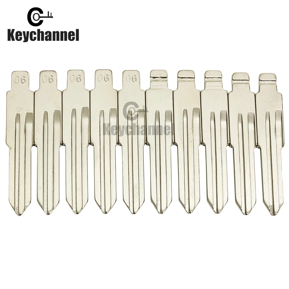 10 PCS/LOT #06 KD Replacement Car Flip Key Blade LISHI NSN11 For Nissan Bluebird/Cedric/Cefiro Subaru Honda Fit Key Uncut Blank