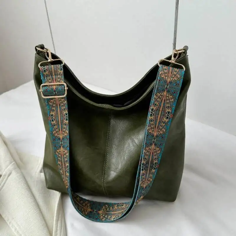 2025 جديد خمر بسيط حقائب كتف عادية المرأة Y2k الجمالية كل مباراة حقيبة تحت الإبط الشارع الشهير العصرية موضة حمل الحقائب #4