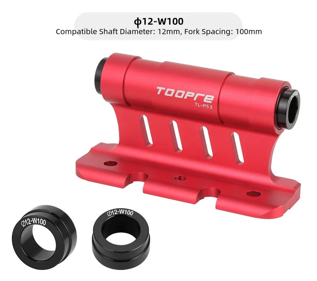 TOOPRE Fahrrad-Vordergabel- und Hinterrad-Halterung für Autodach, Transporthalterung für Schnellspanner/Steckachse, Rennrad- und MTB-Fahrrad-Parkhalterung – Detail 7