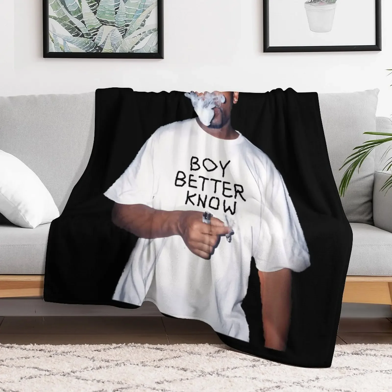 Wiley aka Eskiboy - bbk Tee Throw Blanket Baby ديكور لبطانيات سرير الأريكة