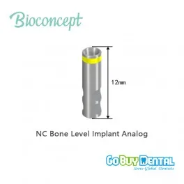 Straumann Compatible NC bone level Implant Analog, Length 12 161010