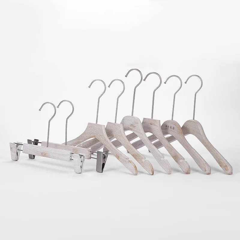 

Нескользящие женские вешалки из искусственного соснового дерева | Вешалки для пальто и брюк магазина одежды