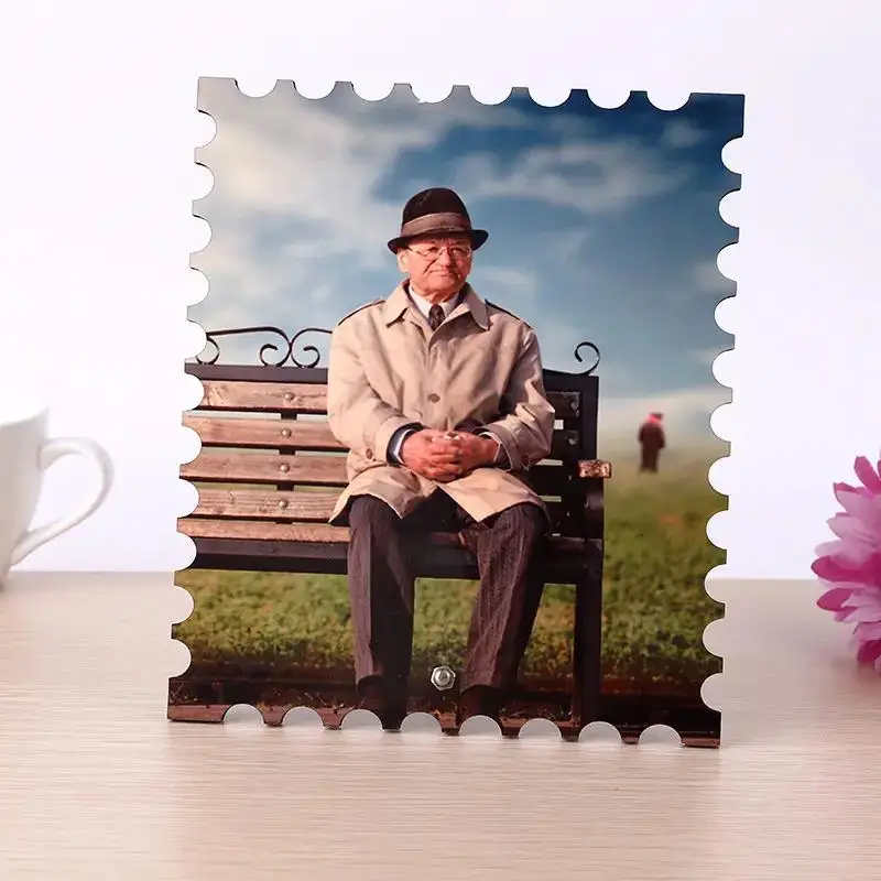 

Free Shipping 8pcs/lot Custom Family Gifts Sublimation Blank MDF Photo Frame Plaque For Home Hotel Wedding Use