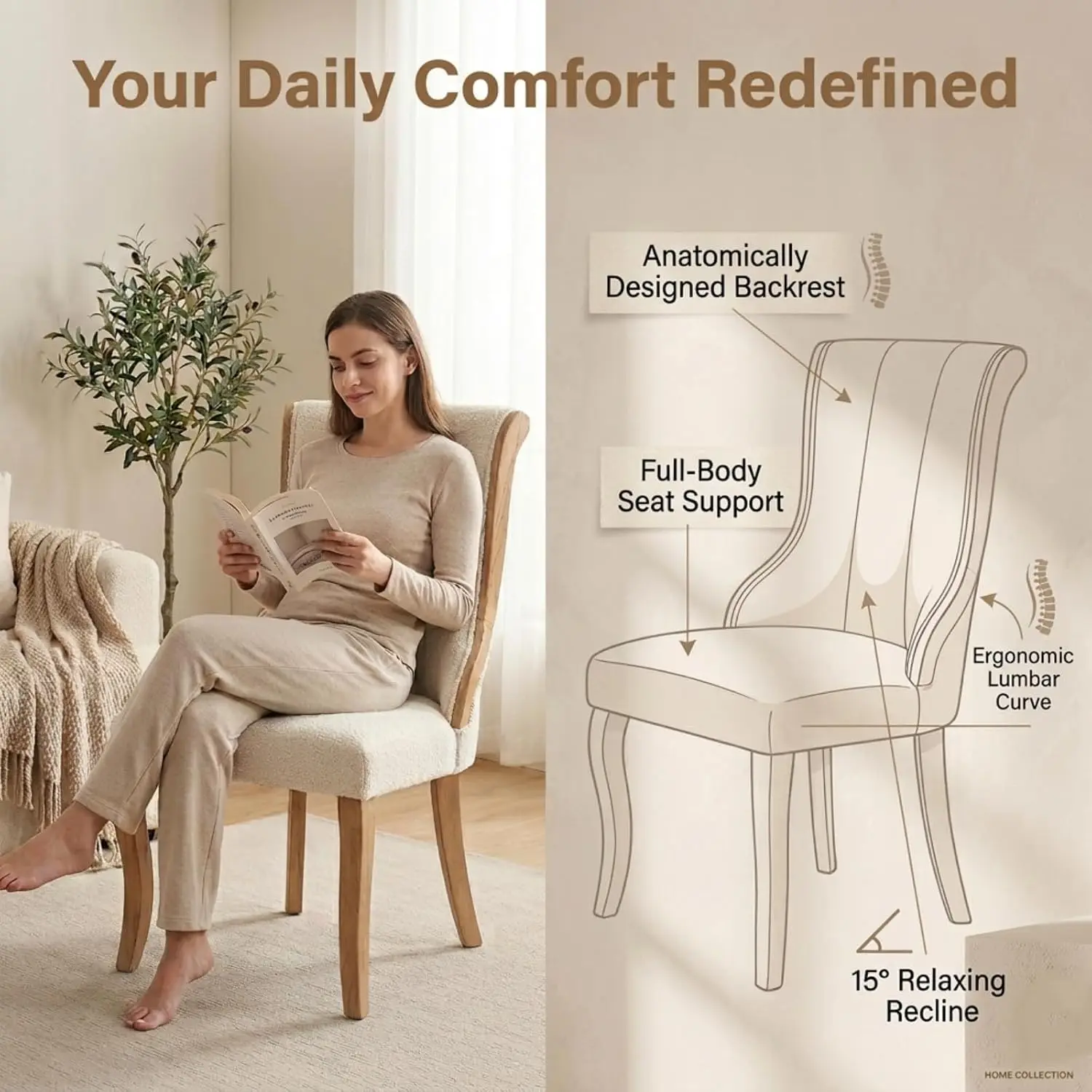 Thumbnail 3 - #30 Low Price Upholstered Dining Chairs Deals