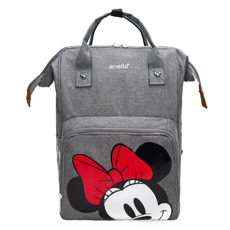 Disney Fashionable Mommy Minnie Double Shoulder Maternal And Baby  Mickey Cartoon Mickey Mouse Mom  Bottle  Diaper Bag