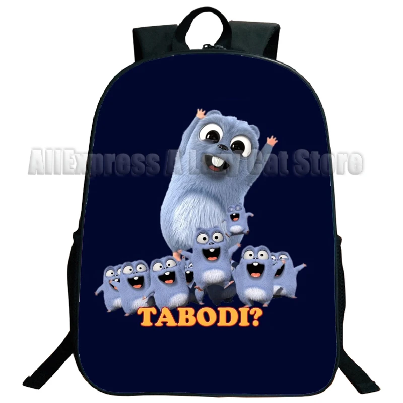 Sac à dos de voyage Grizzy et les Lemmings pour garçons et filles, cartable d'école pour ordinateur, sac à dos étudiant Anime Cartoon