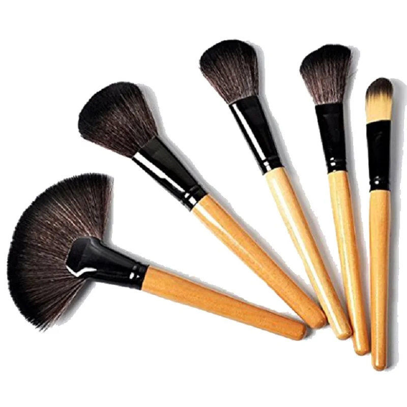 24 pcs/set Makeup Brush Sets Professional Cosmetics Brushes Eyebrow Powder Foundation Shadows Brush Make Up Tools With Gift Bag