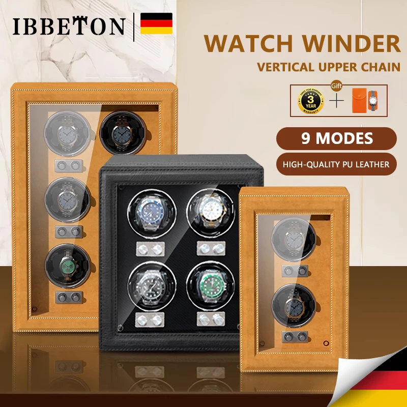 The Luxury PU Leather Watch Is Equipped With High-End 2, 4, and 6-Slot Automatic Cases and Mabuchi Silent Motor Anti-Magnetic