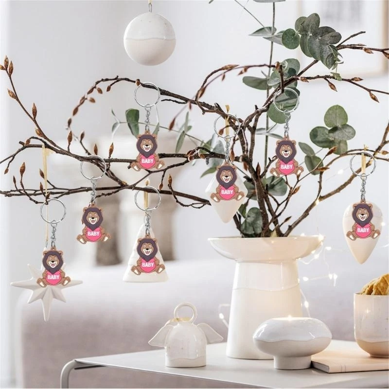 Keychains Gift Keychains Lions Keychains Dengan Serut Mendukung Candy Bag