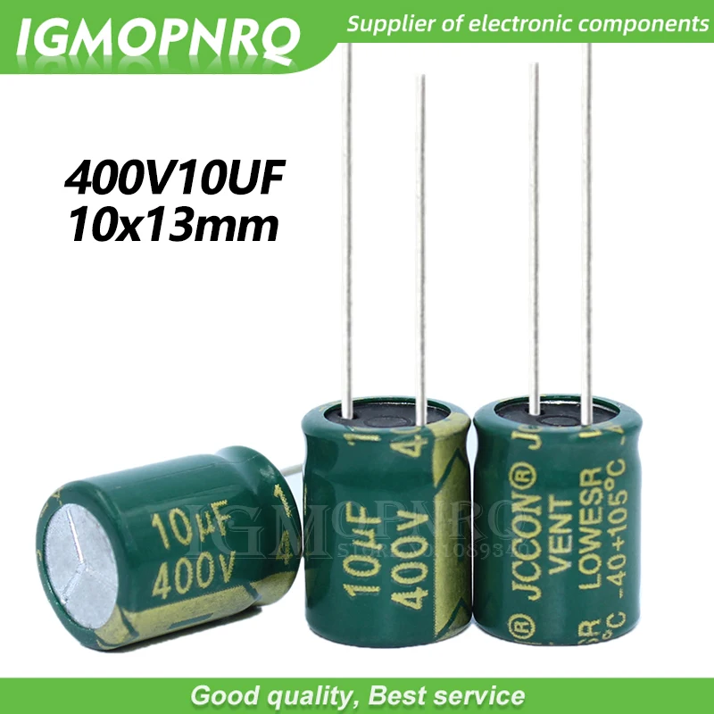 10PCS 400V10UF 8*12mm igmopnrq aluminium-elektrolytkondensator hohe frequenz niedriger impedanz 8x12mm