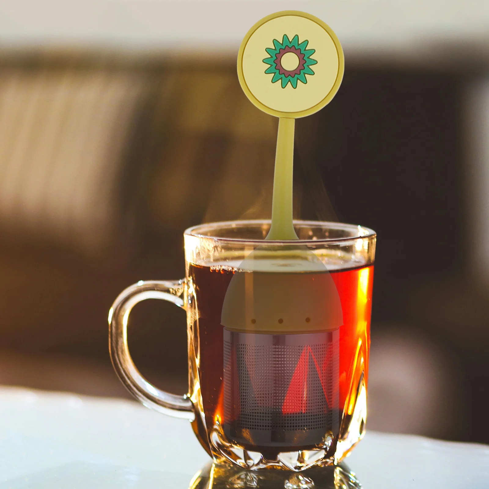 

Stainless Steel Strainer Reusable Infuser For Loose Leaf Herbs Spices Easy Clean Creative Tea Filter Home Tea Set