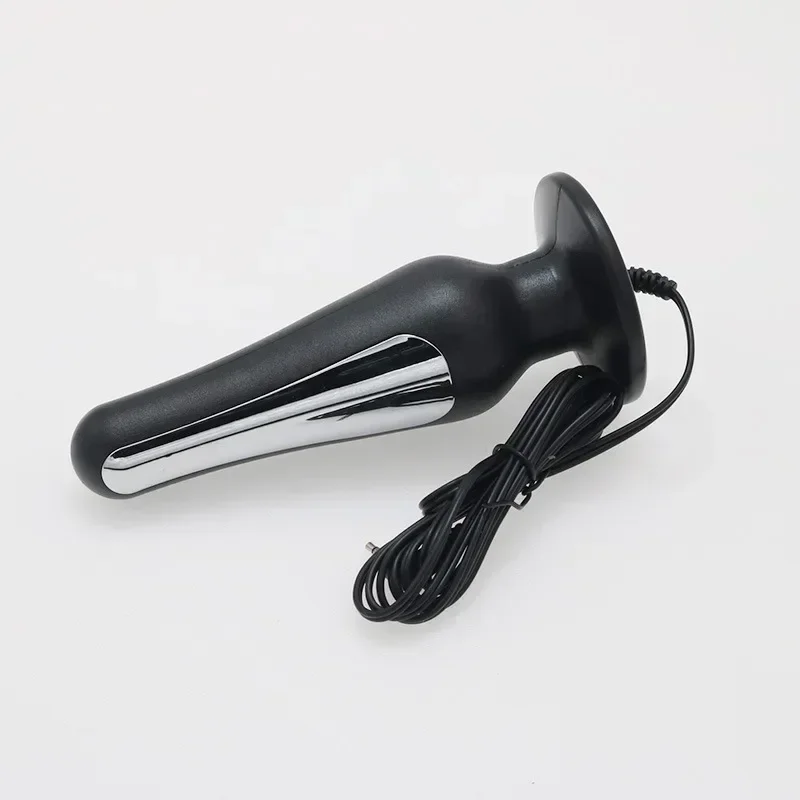 صدمة كهربائية تحفيز كهربائي تدليك البروستاتا منتجات الكبار الجنس صدمة عصا الشرج بعقب ألعاب جنسية للنساء