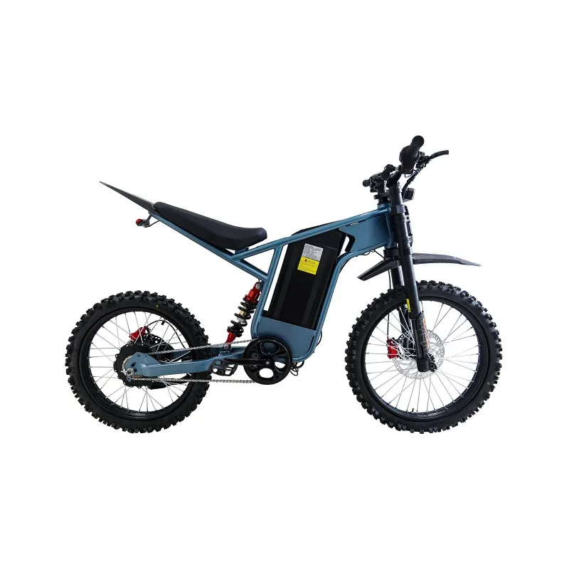 Long battery life 19/17 dual-size tires, front and rear shock absorption electric off-road bike